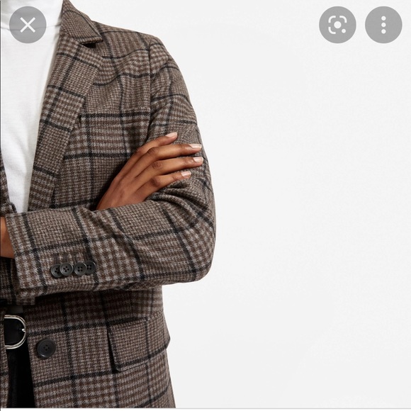 Everlane Wool Oversized Blazer in Chocolate - Picture 3 of 8